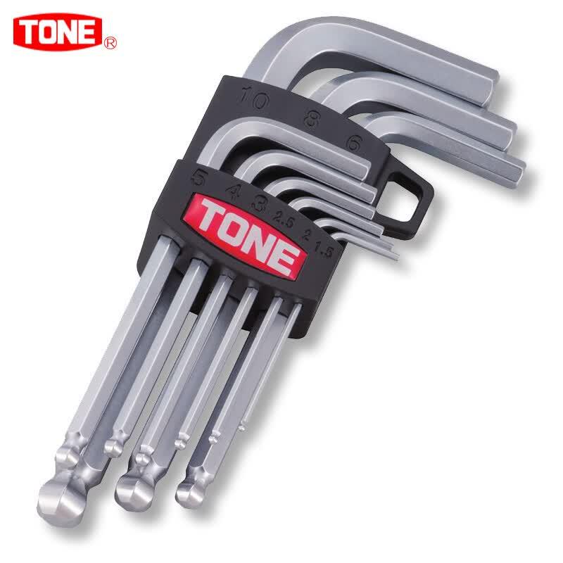 TONE BS900 L-Type Ball-End Hex Key Set Standard Set