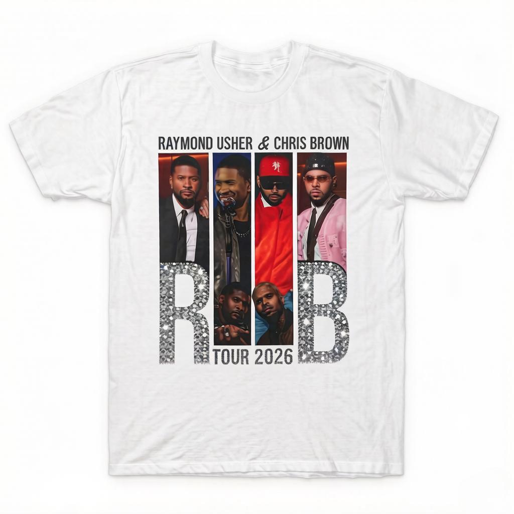 Chris Brown UthernRaymond Brown RB Tour Graphic Unisexs Printed Tshirt Unisex Shortsleeved st Century Tshirt