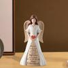Statues et Figurines d'Ange Figurine d'Ange Polyvalente Statue d'Ange en Résine Ornements d'Ange Uniques de Collection