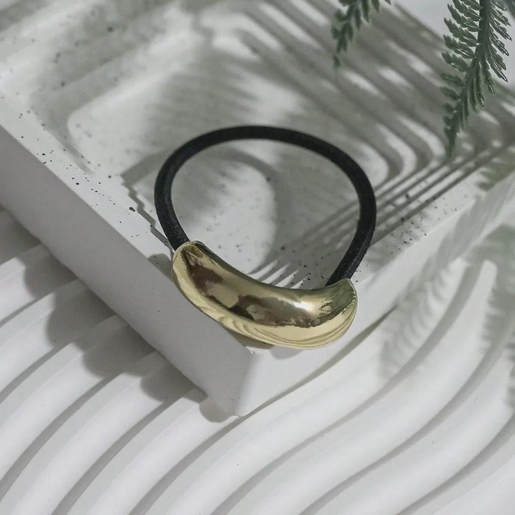 Metallic Braided Hair Ties: Fashionable Ponytail Bands