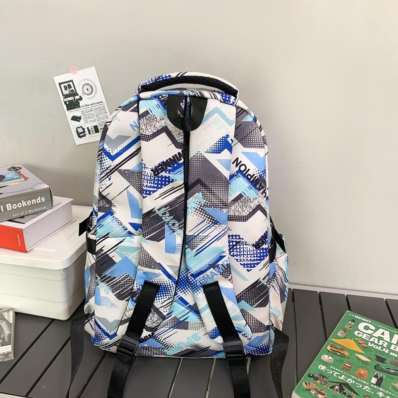 Graffiti-Print Herrenrucksack Schüler Schultasche Damen Computertasche Reiserucksack mit großer Kapazität