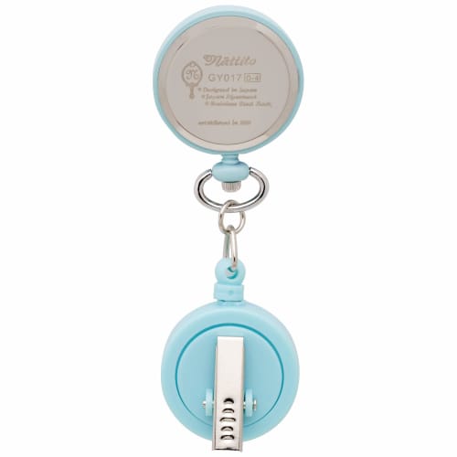 Fieldwork Nurse Watch Analog Reel Glow-in-the-Dark Pocket Watch GY017-2 Women's Blue