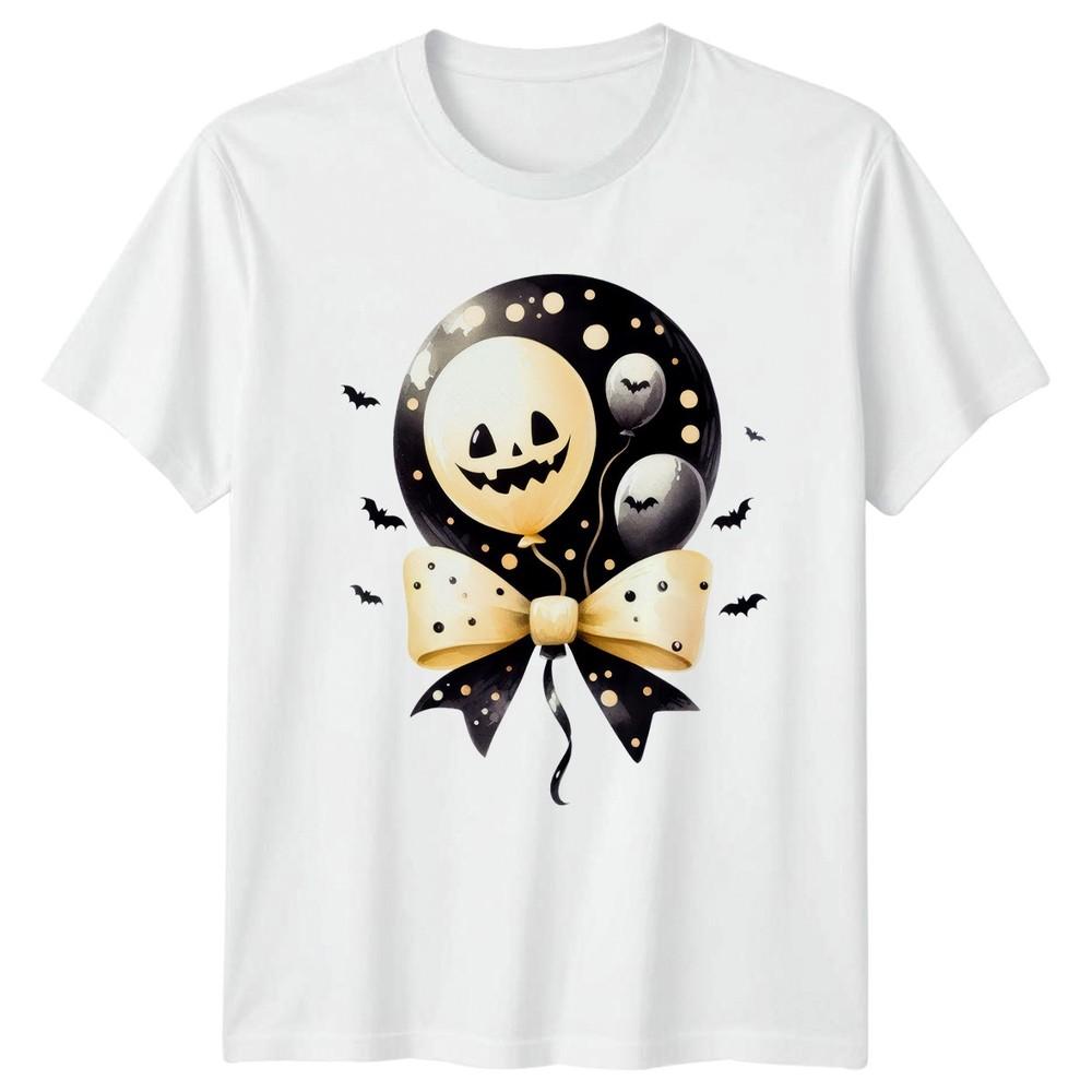 Jack O Lantern Bow Unisexs TShirt Coquette Halloween Halloween Gift For Her S