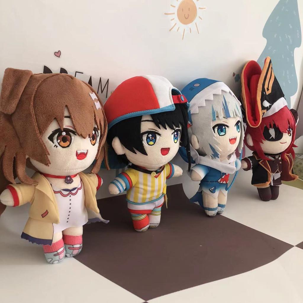 Hololive Plush Toys Inugami Korone Houshou Marine Plushie Dolls Anime Virtual YouTuber Cosplay Stuffed Figure Xmas Peluche Gifts
