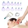 12-teiliges Vakuum-Schröpfset mit Pumpsaugnapf, Rückenmassage-Körperbecher, Detox- und Anti-Cellulite-Therapiedosen, Gläser für die gesunde Pflege