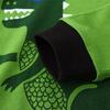 2pcs Long Sleeve Home Wear Set For Boys Cute Dinosaur Printing Round Neck Tops Trousers Suit