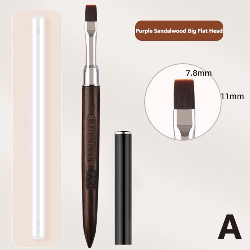 Nail Brush Sandalwood Handle Nail Brush For Acrylic Application And Acrylic Power Professional