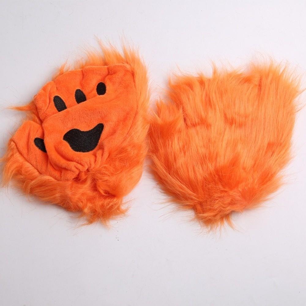 Wolfskralle Halloween Handschuhe Polyester Katzenpfoten Fäustlinge Niedliche Bärenpfoten Handschuhe Cosplay