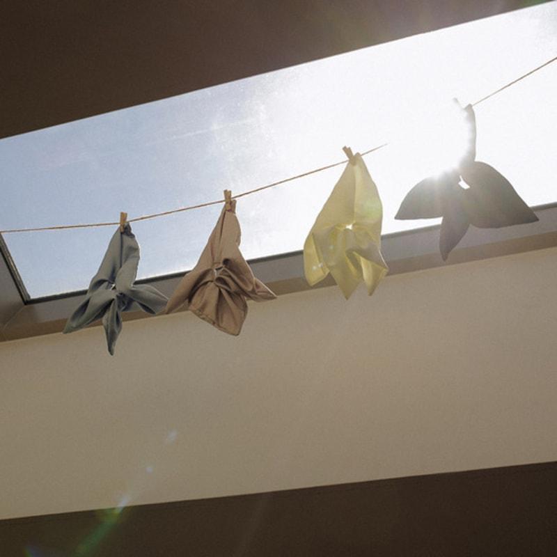 HAS HLD004 Satin Square Scrunchie