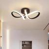 Hallway Light Modern Ceiling Light Indoor Lighting Interior Three-Color Variable Spiral Lamp Living Room Decoration Energy