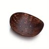 1PC Country Style Coconut Shell Bowl with Hole Soap Box Storage Bowl DIY Material Candy Dessert Bowl Coconut Tray Ornaments
