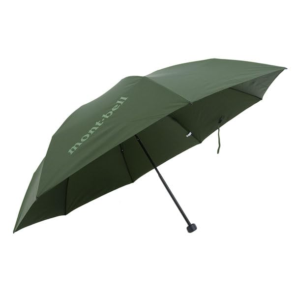 Faltbarer Dunkler Trekking-Regenschirm 1128702 [Montbell] Regenschirm, Herren & Damen, Grün, 60cm, mont-bell