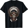 Skull Tribal Headdress T-Shirt