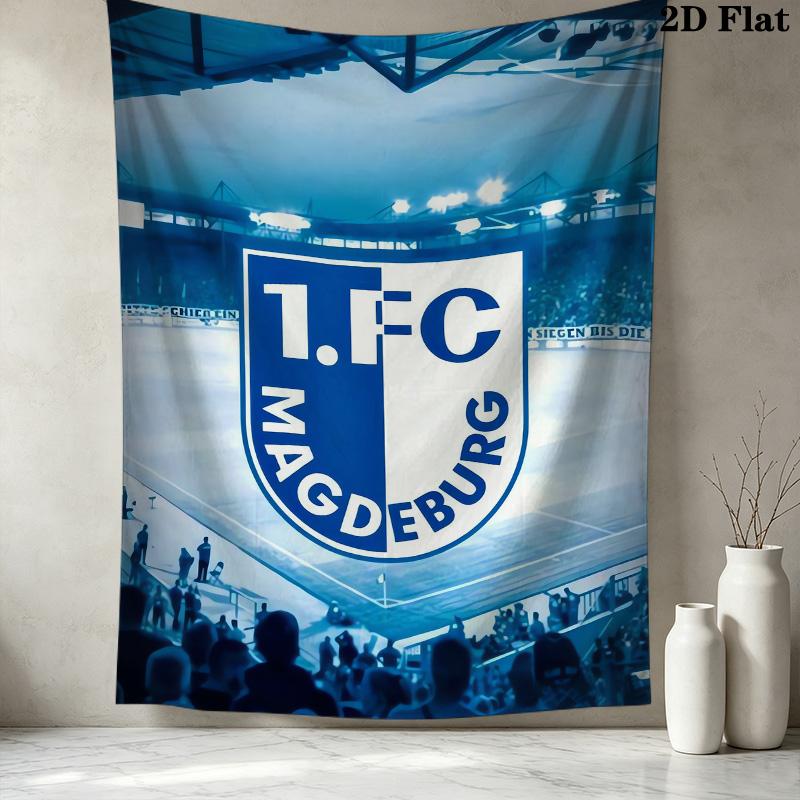 1 Fc Magdeburg Wall Tapestry Aesthetic Wall Hanging Printed Fabric Blanket Decorative Tapestries For Bedroom Living Room Home Decor