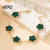 Lightweight Structure Jewelry Set 5Pcs/Set Women Lucky Flower Decor Sparkling Rhinestones Fashionable