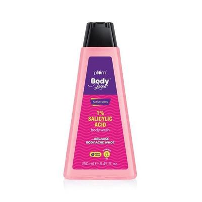 BodyLovin' Active-witty 1% Salicylic Acid + Vitamin B5 Body Wash | Combats Body Acne| Suitable for All Skin Types (250 Ml)
