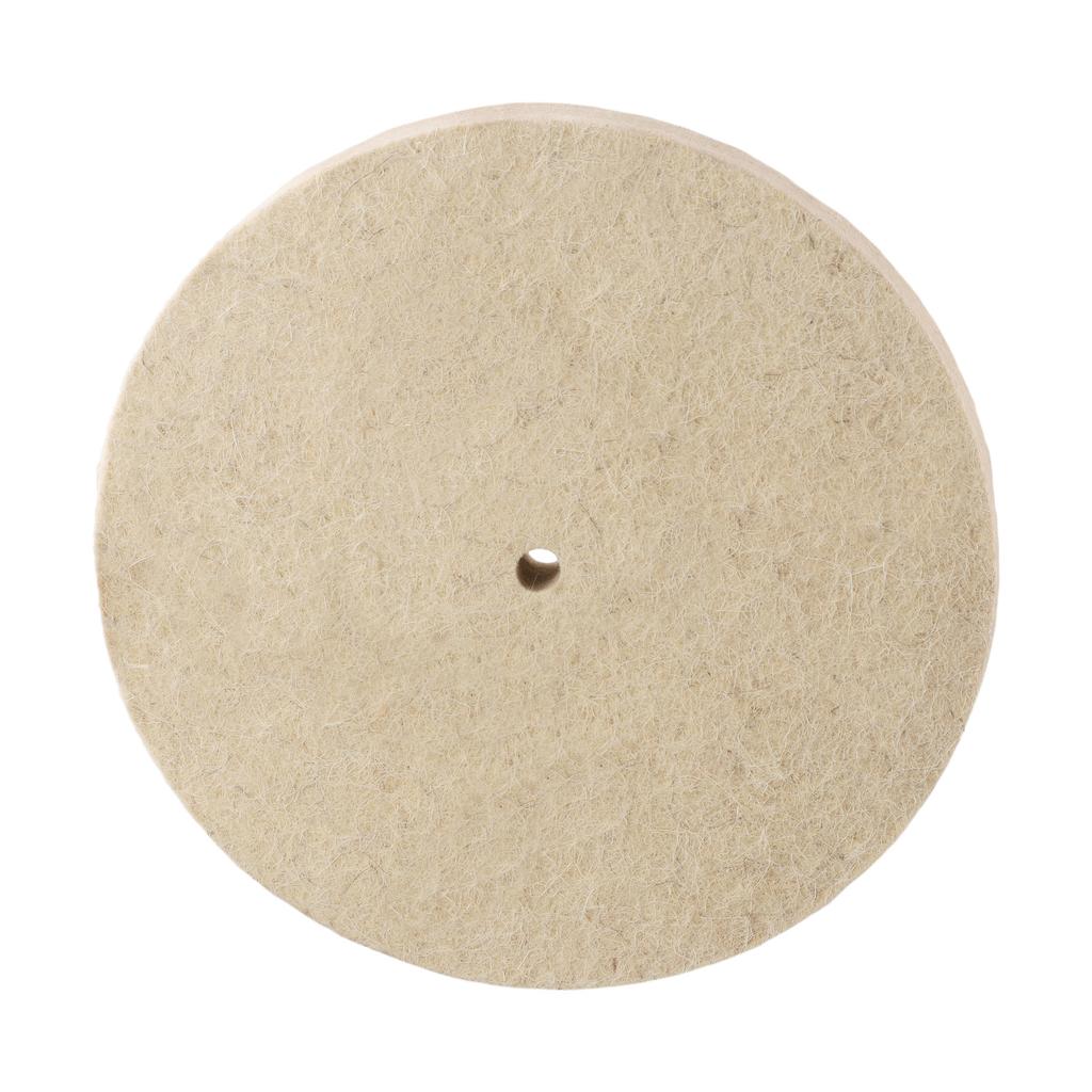 Metal Disc Pad Polisher Wheel Beige Buffing Garden Home Rotary Tool Wool 200x25mm Grinding Polishing Glass Hot