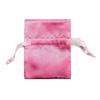 Customizable High-End Satin Drawstring Wedding Candy Bag with Screen Printing