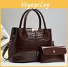 Print Crocodile Versatile Single Shoulder Handbag Featuring Chic Style And Ample Space Storage