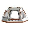 Fully Automatic Quick Opening Hexagonal Tent Outdoor Camping Camping Free To Build a Silver Coated Tent