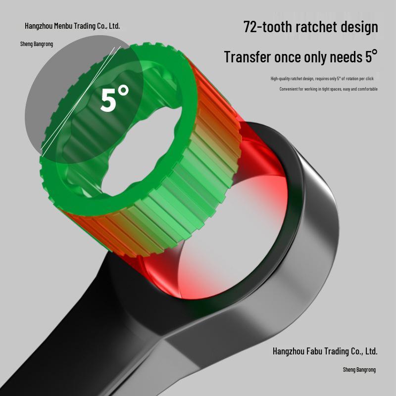 Quick Plum Blossom Ratchet Wrench Set - Dual-Purpose, Labor-Saving, Industrial-Grade Tool