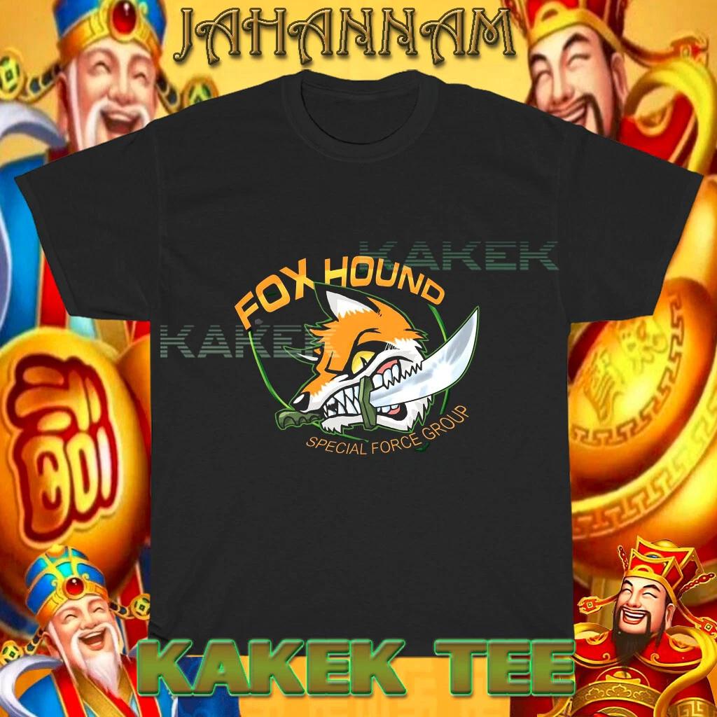 

New FOXHOUND Metal Logo American T shirt Funny Size S to 5XL M