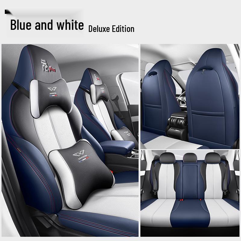 BYD Yuan Plus All-Season Leather Car Seat Covers, Full Wrap for Five Seats