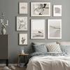 Bohemia Beach Flower Landscape Scandinavian Aesthetic Canvas  Posters Prints Wall Art Picture For Living Room Decoration