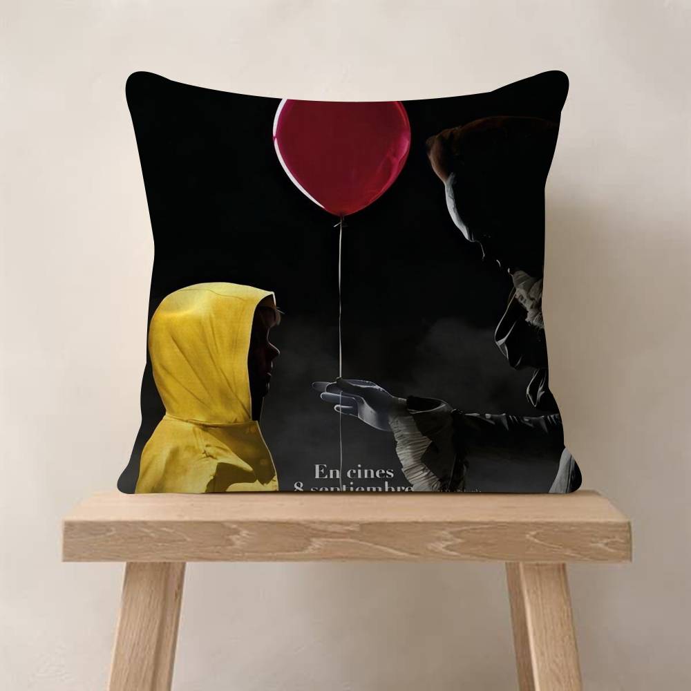 Horrorfilm It Pennywise Clown Personalisierte Bilder Text Heimdeko Kissen Haushaltsgeschenke 45x45cm