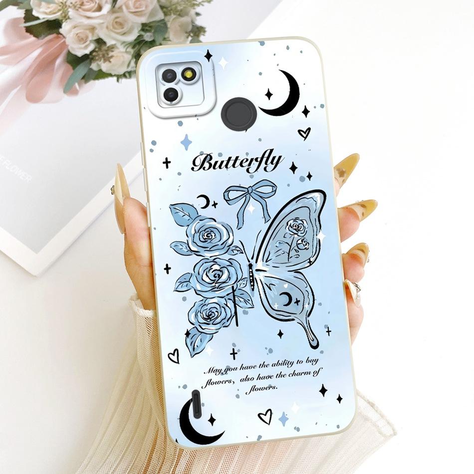 For Tecno Pop 4 LTE / Pop 4 Air Cute Cat Flower Cartoon Phone Case For Tecno Pop4 Lte 4Air Shockproof Soft Silicone Bumpers