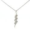Tanzanite AA Round Pendant Necklace 925 Sterling Silver Rhodium Plated Nine Stone Pendant with Chain Gift for Women