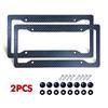 1/2PCS Racing Style US EU Standard ABS Car License Plate Frame For Tofu Akina Fake Taxi Spoon Hokkaido Decoration Car Accessorie License Plate Covers
