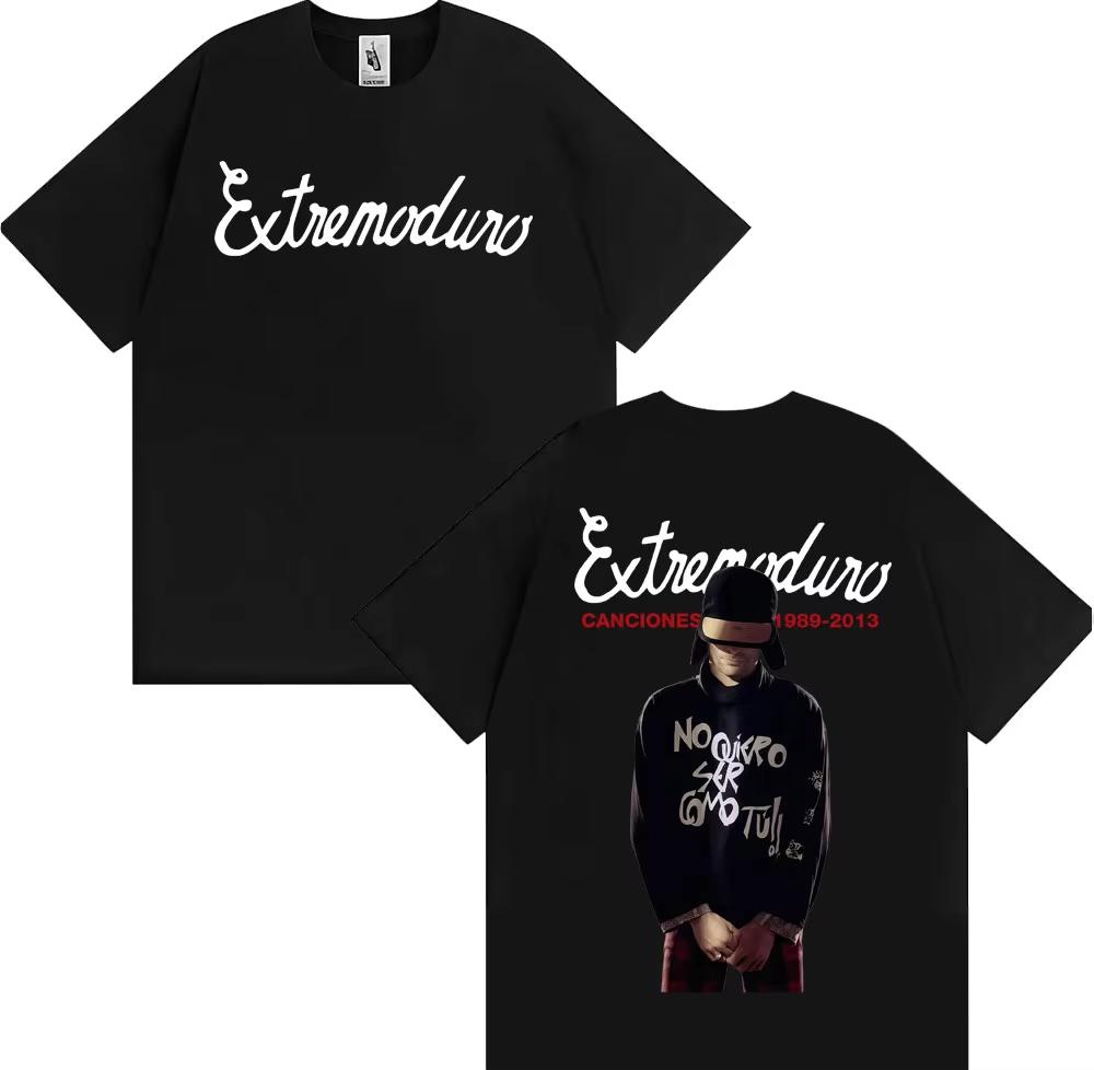 2026 Summer Rock Band Extremoduro Tour 2025 Printed T Shirt Hip Hop Punk Street Tshirts Casual Suitable For Both Men And Women