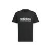 Adidas Big Linear Logo T-shirt Asia Sizing 'Black White' JI9069