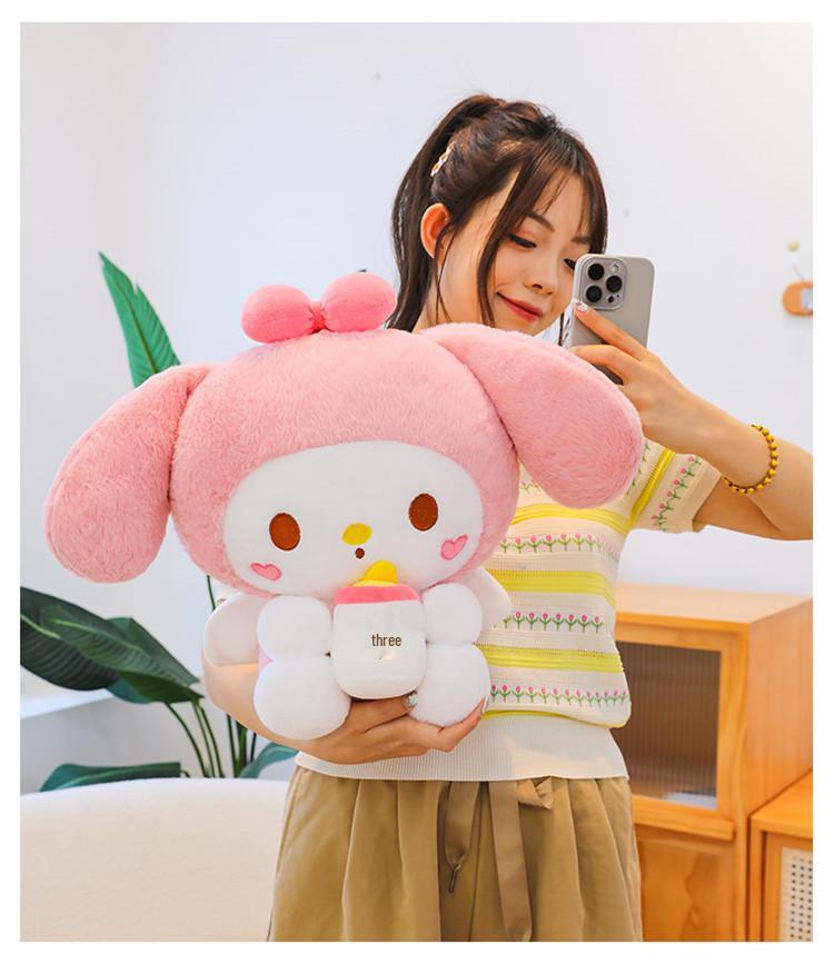 Kuromi & My Melody Plush Doll for Girls - Sleep Pillow Gift