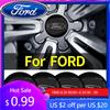 Neue Autoaufkleber 2026, 4 Stück, 56 mm, Radnabenkappen-Metallemblem-Aufkleber, Zubehör für Ford Focus Mk2 Mk3 Fiesta Ranger Mondeo S