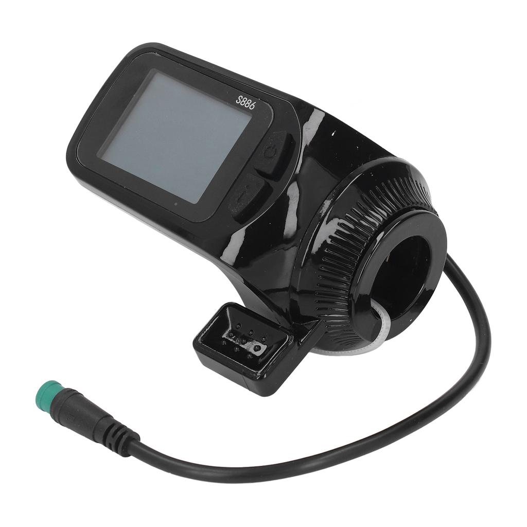 Electric Bike LCD Display Meter Low Failure Rate Water Proof Simple Design Electric Bike Accessories for E Scooter