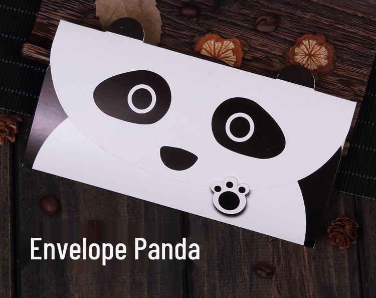 Adorable Animal Cartoon Greeting Card with Envelope - DIY Folding Thank You Card for Kids