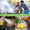 Oil Sprayer Extremely Precise Oil Spray Bottle with funnelMade of Stainless Steel and Glass 200ML Oil Sprayer for Cooking