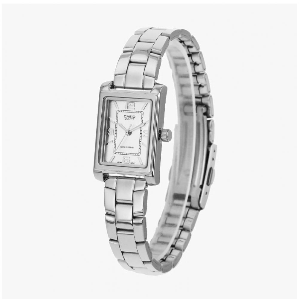 Casio Ltp 1234dd 7adf  Ltp 1234dd 7a  Analogové Čtvercové Sat Studentské Dámské Kovové Hodinky