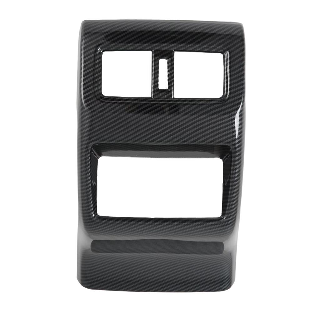 Rear Air Outlet Vent Cover Trim For Nissan Qashqai J12 -2024 Nissan X-Trail Rogue - Automotive interior accessories Black Carbon Fiber