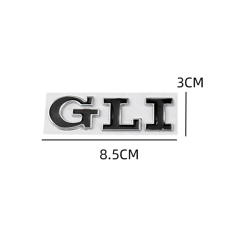 AABLC1 3D Metal Car Stickers GLI Emblem Badge for Volkswagen VW Golf 3 4 5 6 7 Polo Jetta MK3 MK4 MK5 MK6 MK7 R32 Passat Tiguan T-ROC