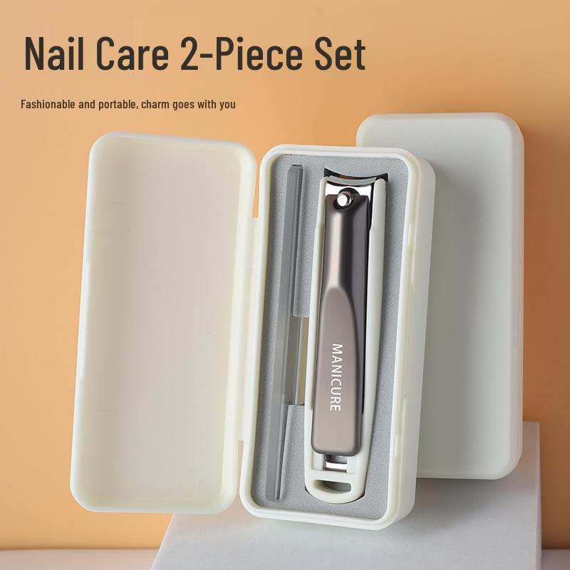 

2025 Premium Nail Clippers & File Set: Men s 3-Piece with Ear Pick