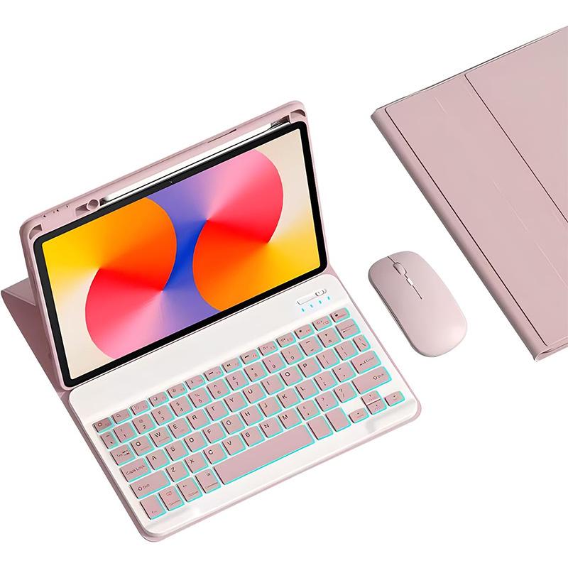 Huawei MatePad SE 11.5S Case: Detachable Backlit Touch Keyboard with Pen Slot