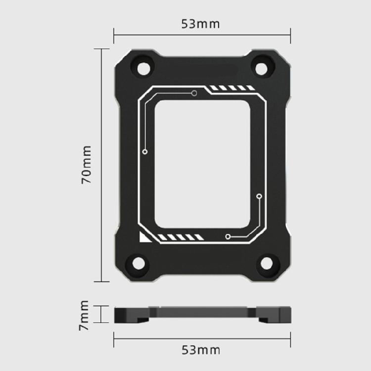 CPU Bending Correction Buckle Aluminum Stabilizers Mounting Fixed Buckle for LGA1700 Platform Installation Accessories