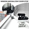 1/2Pcs Heavy-Duty Indoor Anti-Slip Door Stopper & Wedge for Balcony, Sliding Window/Door. Anti-Collision Limiter for Home/Office