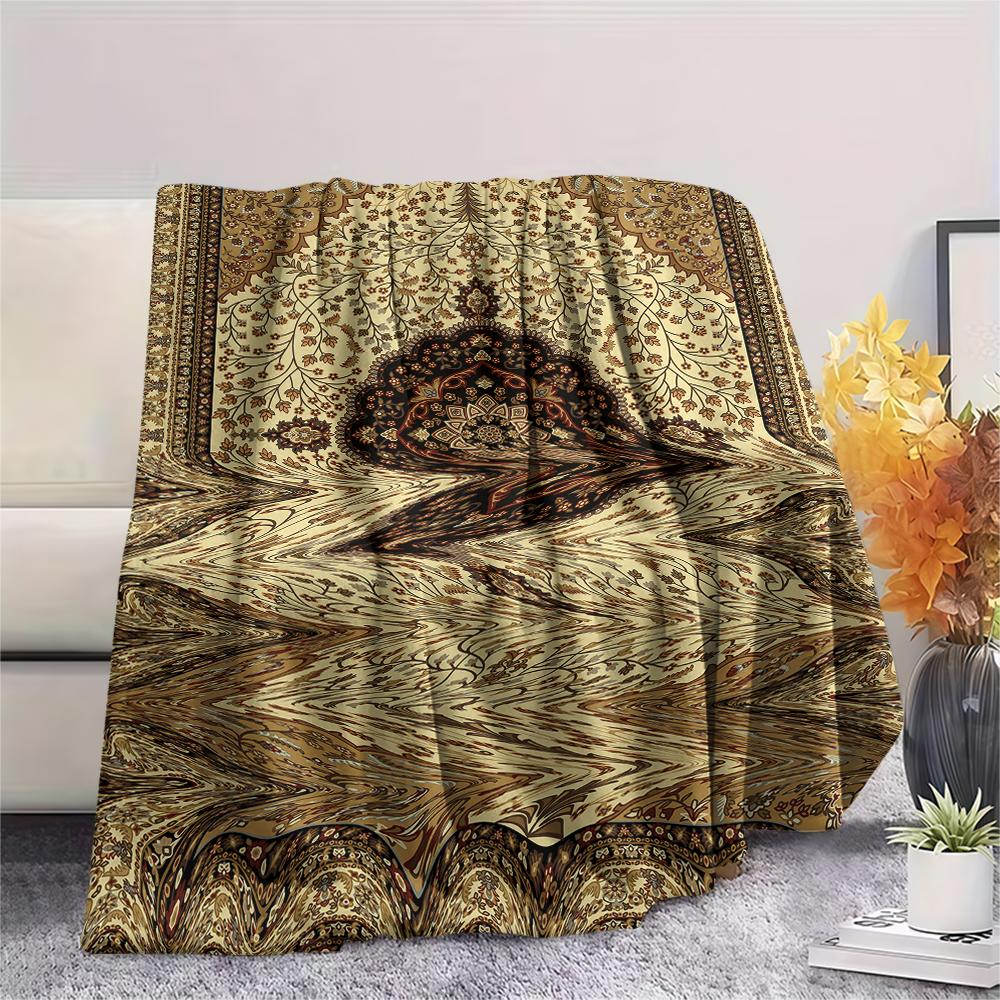 1 pièce Couverture en Flanelle Imprimée Dessin Animé, Haute Qualité Confortable pour Toutes les Saisons, Décoration de Maison, Chaleur et Confort, Parfait pour un Cadeau de Noël ou d'Anniversaire
