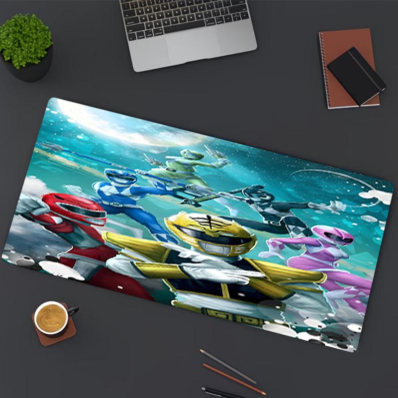 Mighty Morphin Power Rangers Print Mouse Pad, for Keyboard Pad Laptop PC Mat for Office Home Use, Desk Decor, Perfect Birthday Gift for Gamers