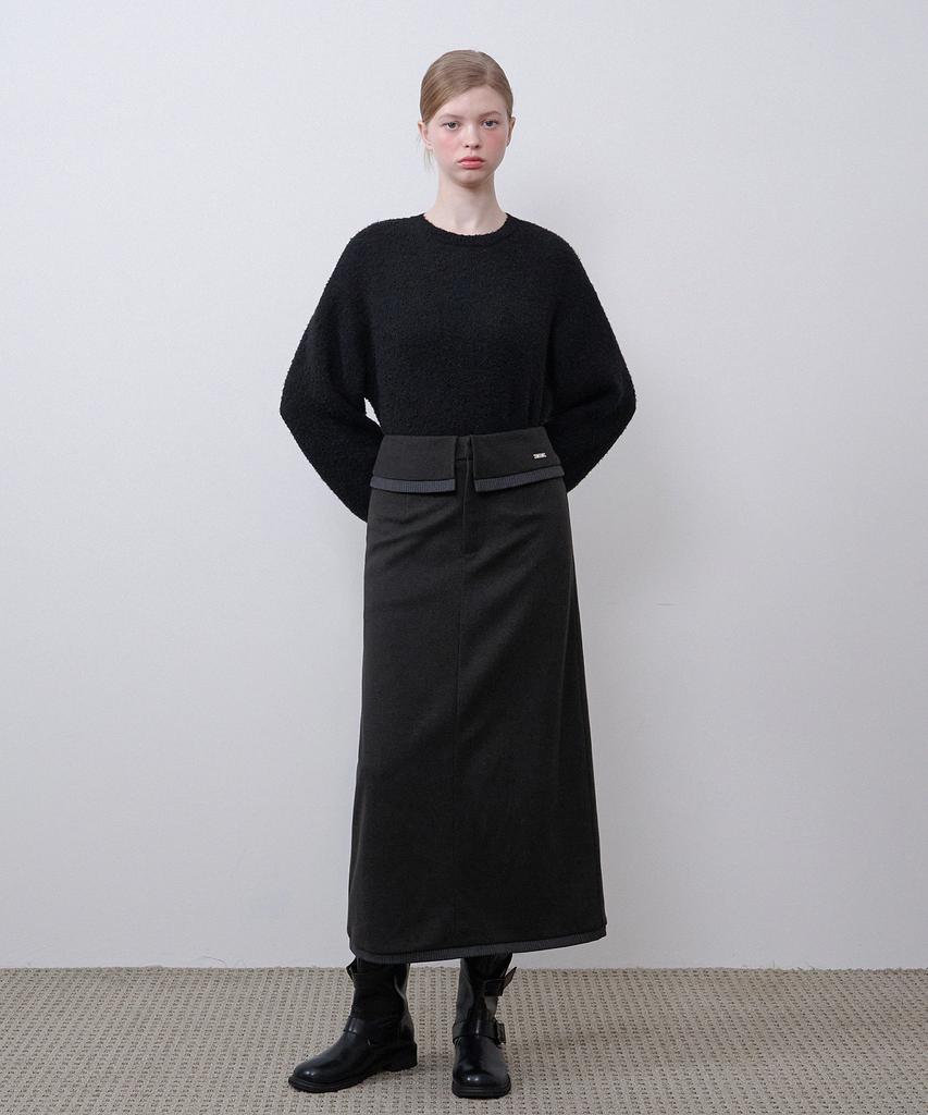 Micene Eileen Fold Long Skirt