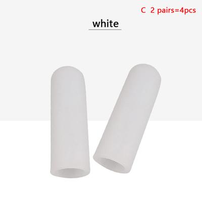 4 Pezzi Tubo Silicone per Dita del Piede Manicotto Protettivo Dita Resistente ad Alte Temperature Hamburger Pizza Cibo Copridita Antiscivolo